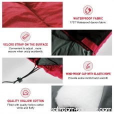 Sleeping Bag Large Single Sleeping Bag Warm Soft Adult Waterproof Camping Hiking, Red 570934808